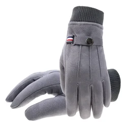 Hot Sale Winter Suede Warm Gloves Outdoor Ski Gloves In Winter New Design Woman Hand Thickening Gloves
