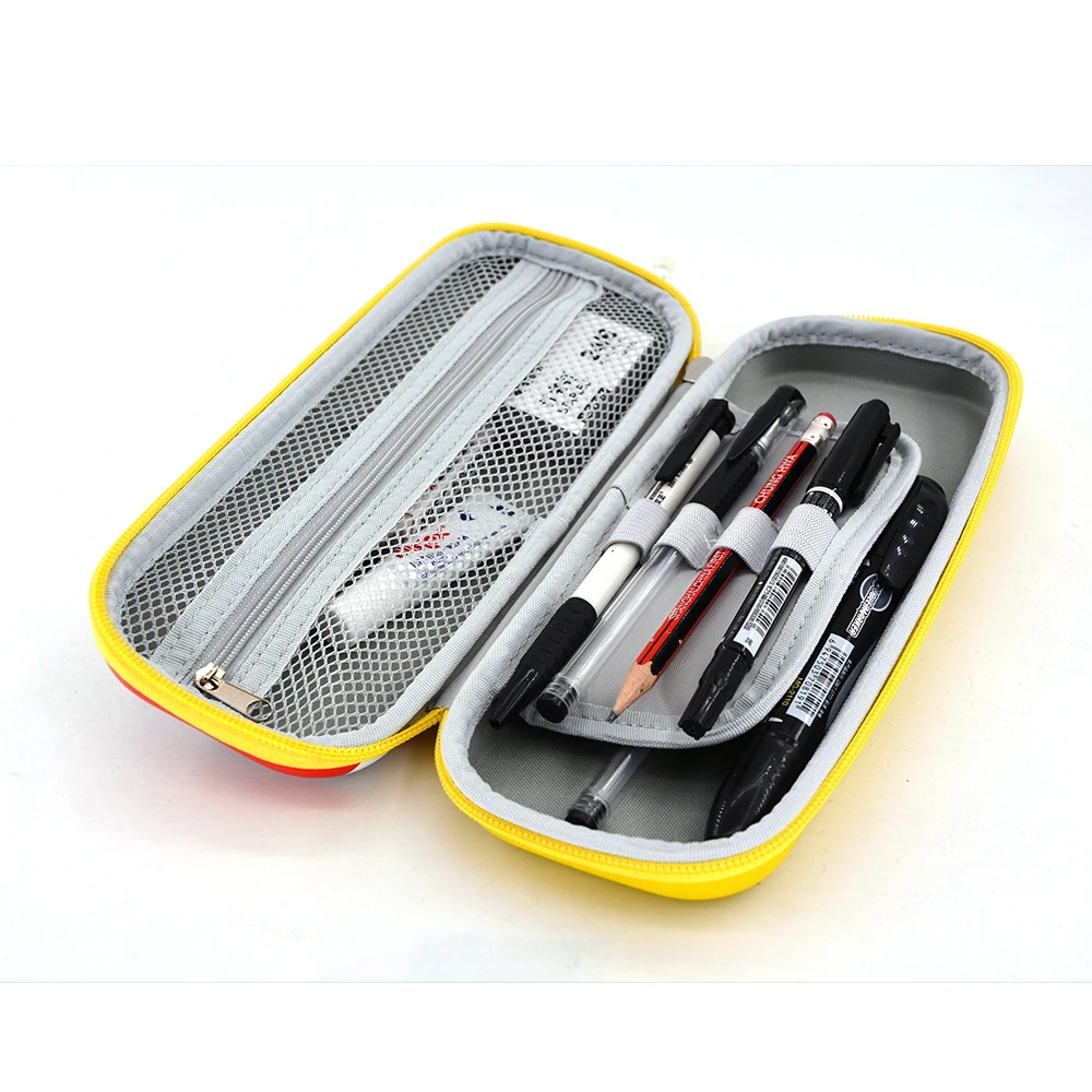 Детские жесткие пеналы из ЭВА, мультяшный полиуретановый пенал для детей, милый популярный пенал для школы