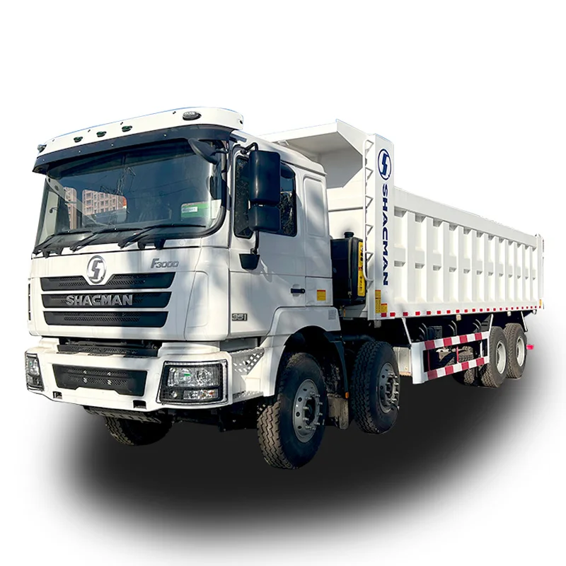 Shancman 8x4 50ton 12 wheeler cummins engine f3000 mining dump trucks for sale
