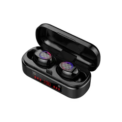 V7 Noise Canceling Earbuds Deep Bass Be Loud Proud Top With Great Mic Ipx7 5.1 3500 Ma Blurtooth Earphone I 18