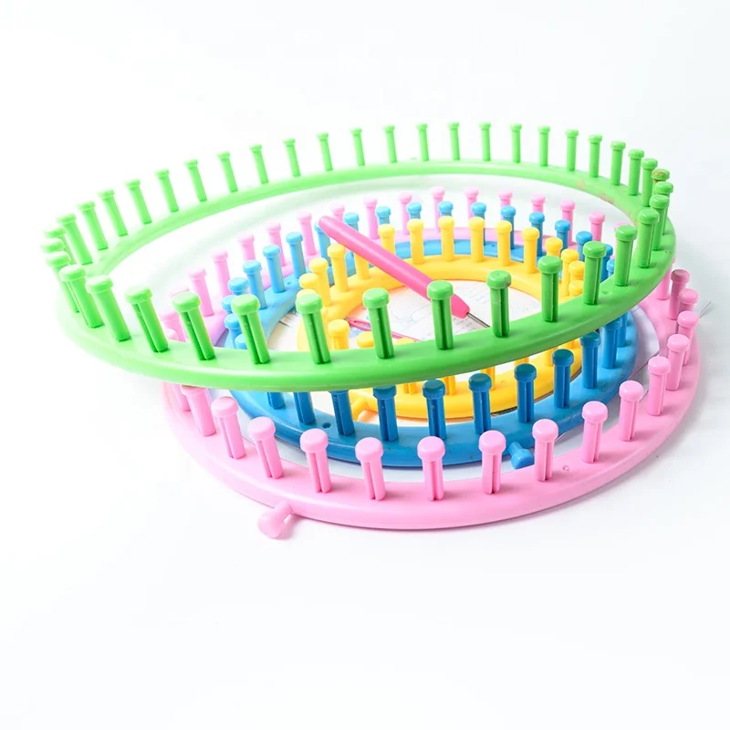 Factory Wholesale Plastic Circular Wool weaver tools Round Knitting Loom Set For Scarf