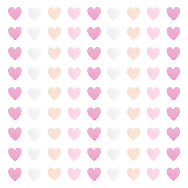 
Nicro PET Paper Disposable Heart Shaped Party Supplies Tissue Confetti Party Confetti 