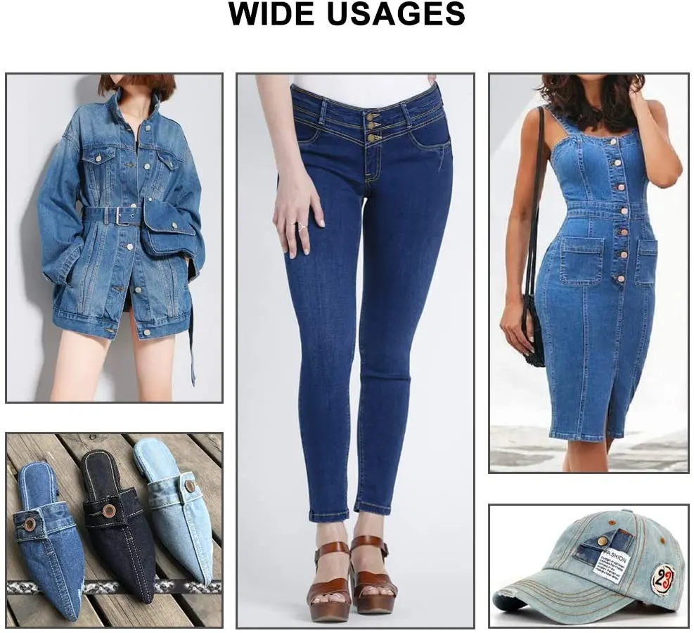 Metal button denim jeans button men and rivets jeans button with logo