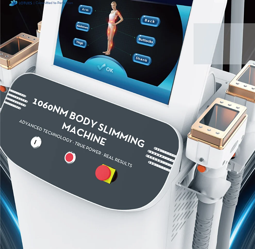 Vacuum Cavitation System Beauty Device Ultrasound Laser 40k 6 In 1 RF Body sculpture Slimming Machine