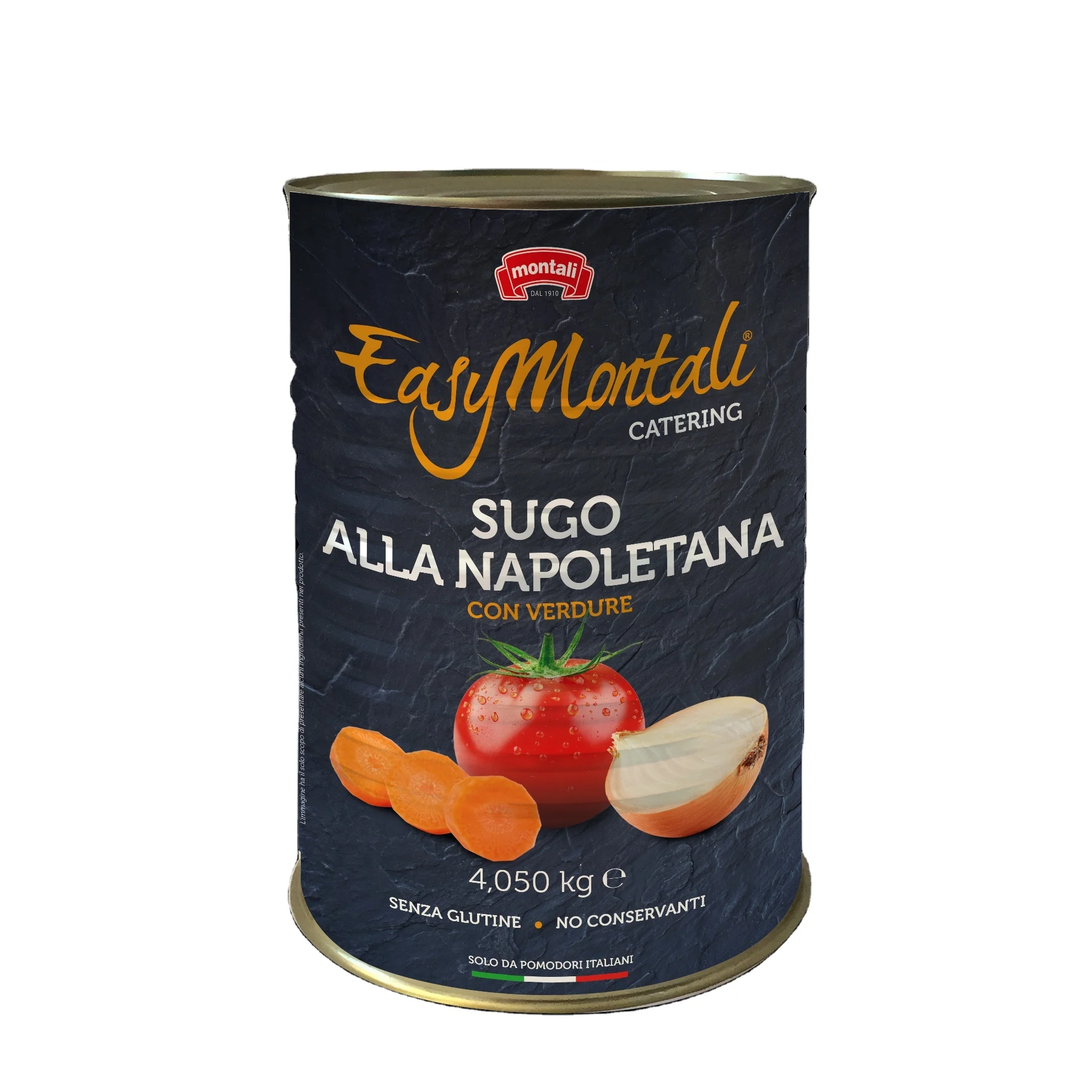 top high quality tomato with tomato and  vegetable Napoletana pasta sauce canned made in Italy for dressing and snack