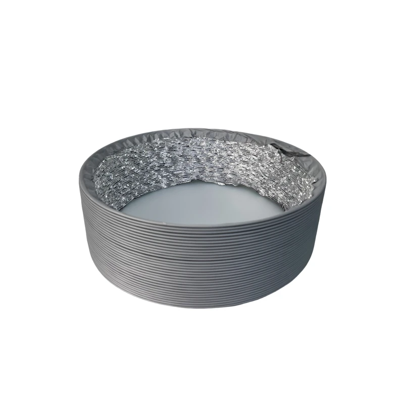Aluminum-Plastic Corrugated Metal Flexible Pipe Aluminum Foil 2-Inch Flexible Ventilation Hose Rubber Hose Pu Pipe