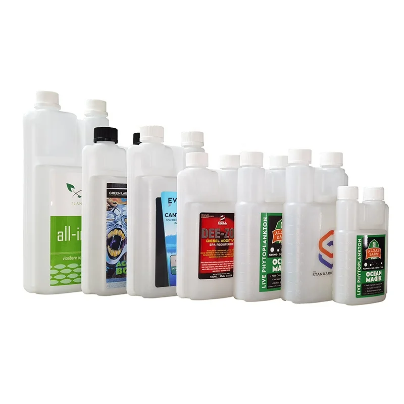 1000ml 32 oz Liquid Fertilizer Twin Neck Plastic Chemical Bottle For Liquid Petrochemicals