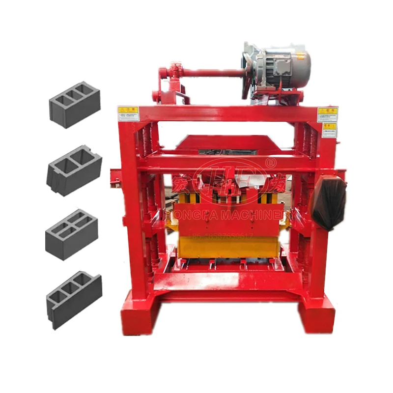 Manual Concrete Block Brick Making Machine Brick Press Machine Plant Cement Brick Machine