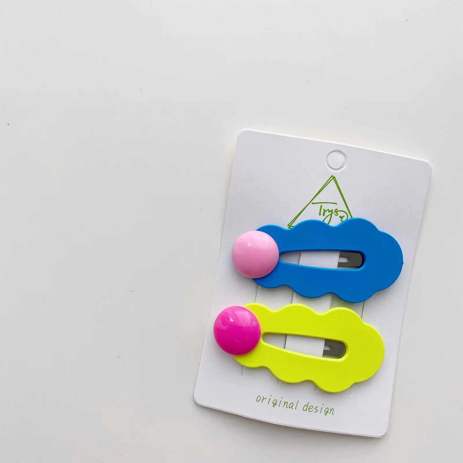 Cute Colorful Beans Design Baby Hair Grip Headwear Accessories Girls Hair Clips