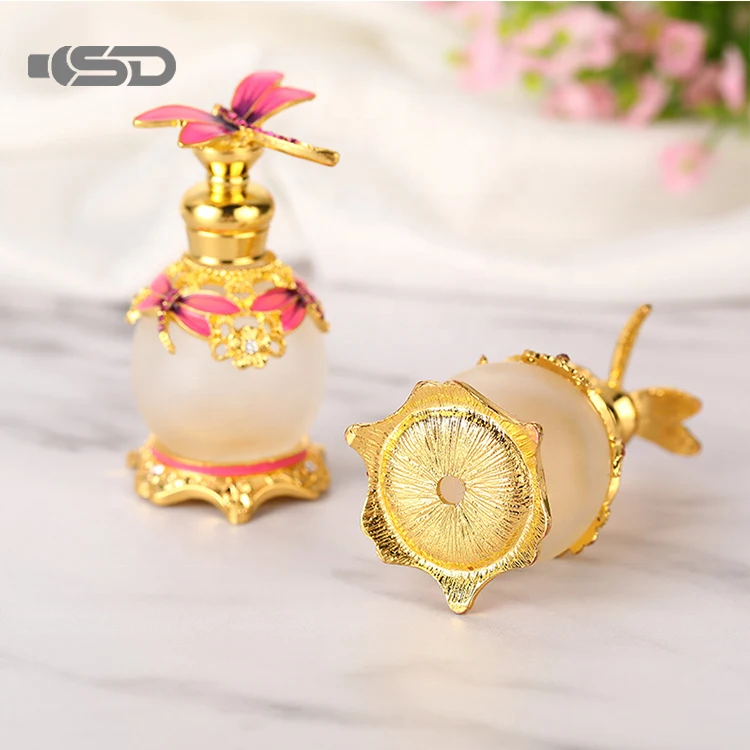 25ml 15ml Custom Designed Perfume Bottles Handmade OEM Empty Arabic Design Perfume Oil Bottle