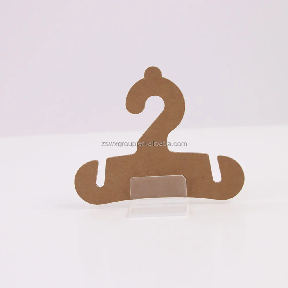 Custom Space Saving Cardboard Paper Shoes Sandal Display Hanger Hook with Logo