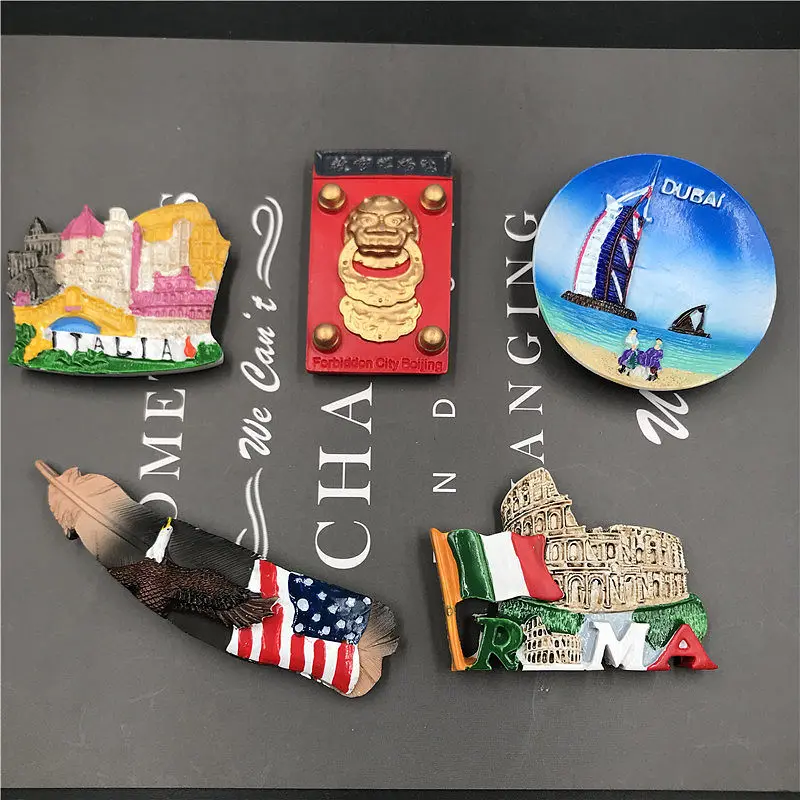 Factory SELL Personalized 3D Souvenir Fridge Magnet Soft Pvc Cartoon Custom