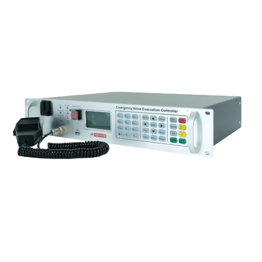 Emergency Voice Annunciation System controller Real-Time fire Monitoring 20 emergency trigger input