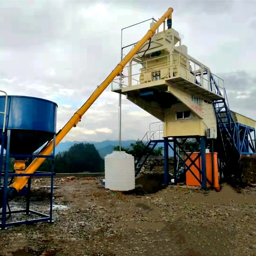 China ZEYU Hot Sale YHZS35 Concrete Mobile Mixing Plant Ready Mixed Precast Concrete Mobile Batching Plant