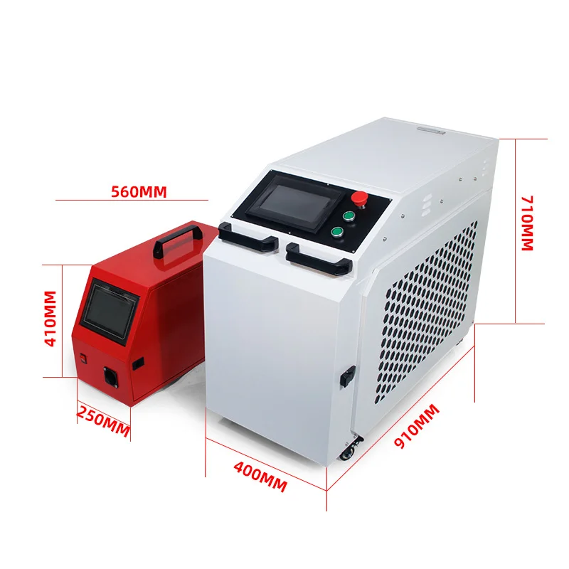 1kw 1.5kw 2kw 3kw Handheld Fiber Laser Welding Cleaning Machine for Carbon Stainless Steel Iron Aluminium Metal Welder
