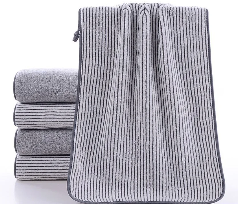 
Luxury Bamboo Charcoal Fiber Microfiber Coral Fleece Towels Fast Dry Customized Towels 