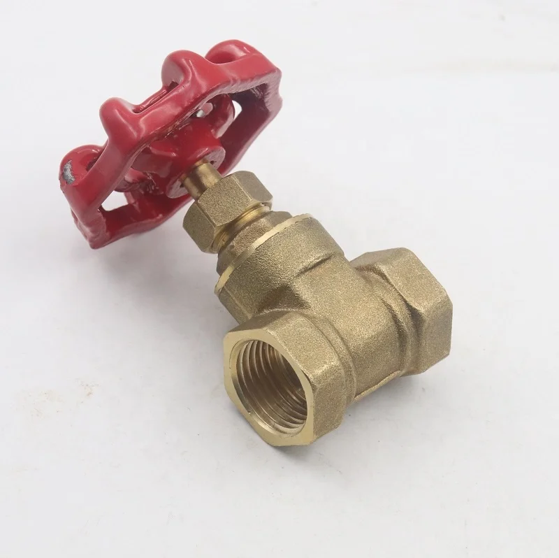 15mm brass water compression gate valve