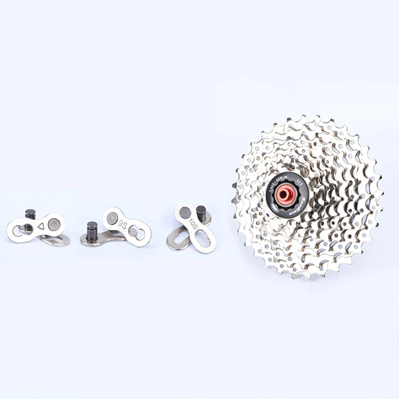 RISK 10PCS MTB Road Bike Chain Magic Buckle Connector For 6 7 8 9 10 Speed Quick Release Chain Link Master Bicycle Cycling Chain