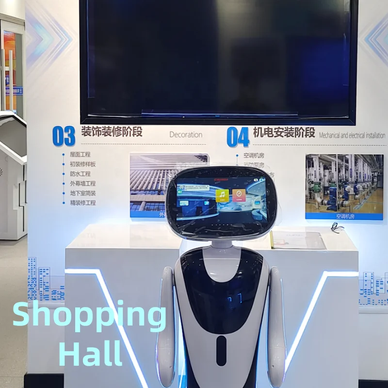 Robot Manufacturer Commercial Reception Robot Intelligent Interaction Reception Robot For Shopping Hall