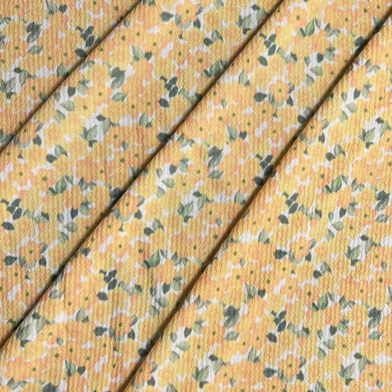 Customized Soft Hand Printed Recycled Eco-Friendly Pop Chiffon Fabric Sustainable Polyester Eco-friendly Printed Fabric