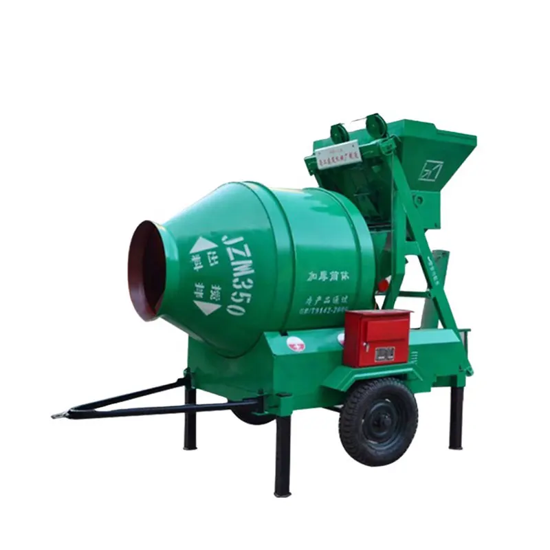 Jzc500 Drum Mixer, Self Falling Concrete Climbing Bucket Mixer 500L Tipping Bucket Feeding Gear Ring Mixer