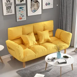 Lazy sofa small family type double tatami bedroom small sofa simple foldable web celebrity single sofa bed