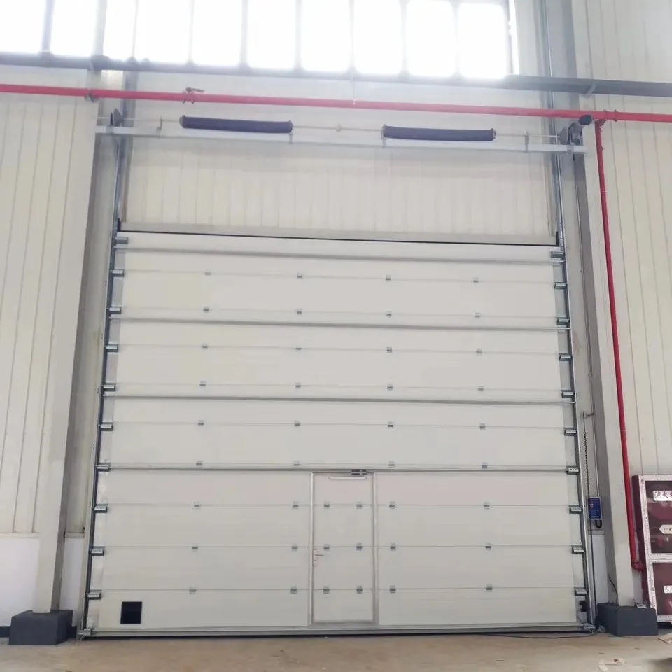 Factory Direct High Quality Industrial Vertical Overhead Sectional Warehouse Windproof Workshop Industrial Door Sectional Door