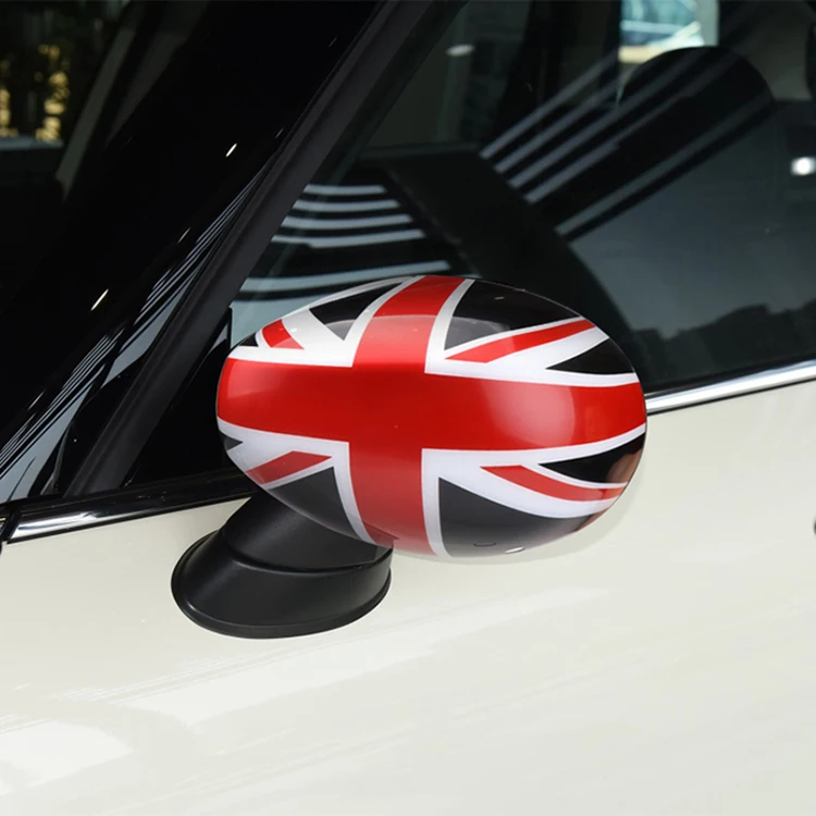 Classic Union Jack UK Flag Rearview Mirror Decorative Covers Sticker Case For Mini Cooper F54 F55 F56 F57 F60 2020