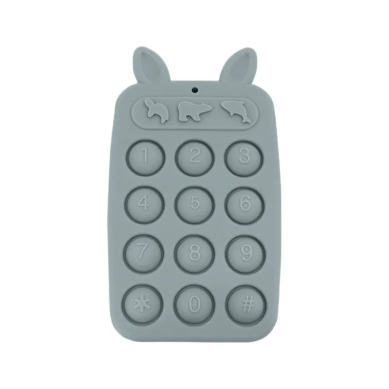 Hot sell Manufacturer Factory Cheap Price Cordless Phone Teething Toys Baby Silicone Teether