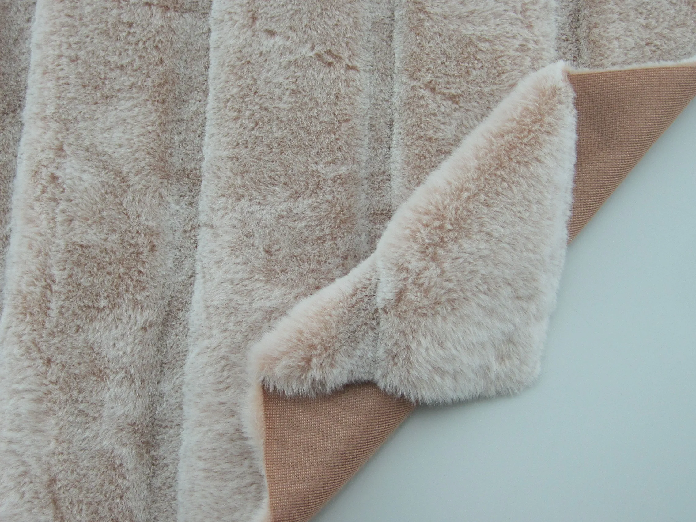  Discharge Printing Cutting groove Faux Rabbit Fur Fake fur For Vest/ Garment /Home