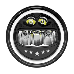 Drl Angel Eyes Headlights Offroad Automotive Fron Light Car Led Headlight For Bmw