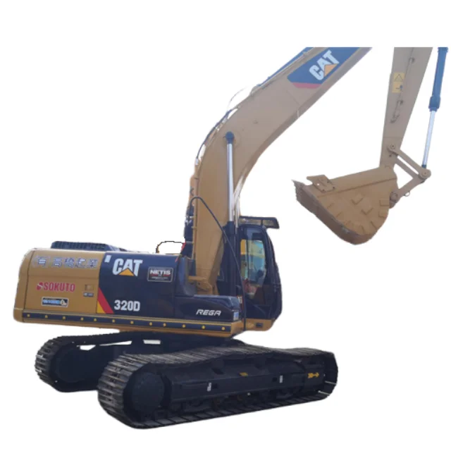 second hand CAT big and large excavator 320D used cat 320D 326D crawler excavator with winch FOR SALE