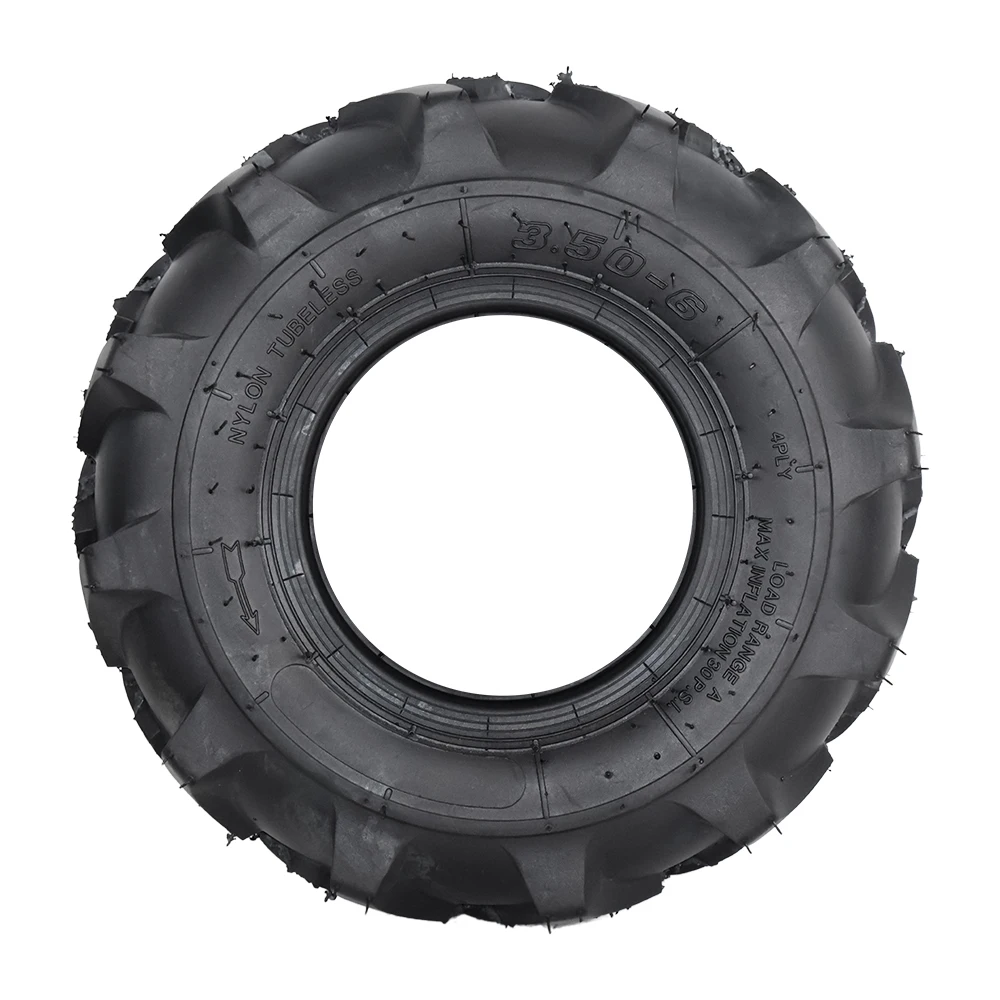 Solid 3.50-6 Agricultural Tractor Tires Four-Wheel Hand Carts Trolleys OEM Customizable Enclosed Structure Complex Rubber Tools