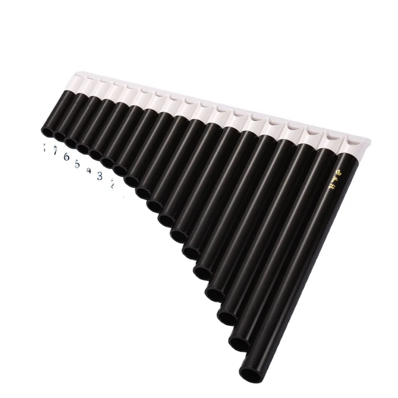 18-tube spring C-key panpipe wind instrument is composed of 18 ABS tubes