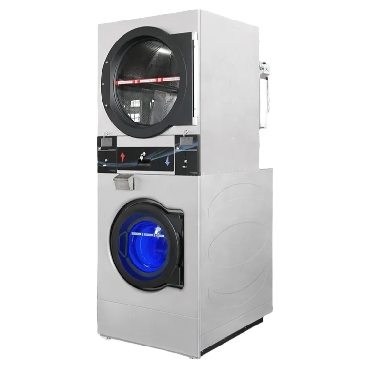 Industrial Washing Machine Laundry Equipment With Dryer And Ironing Automatic System Used In Hotels