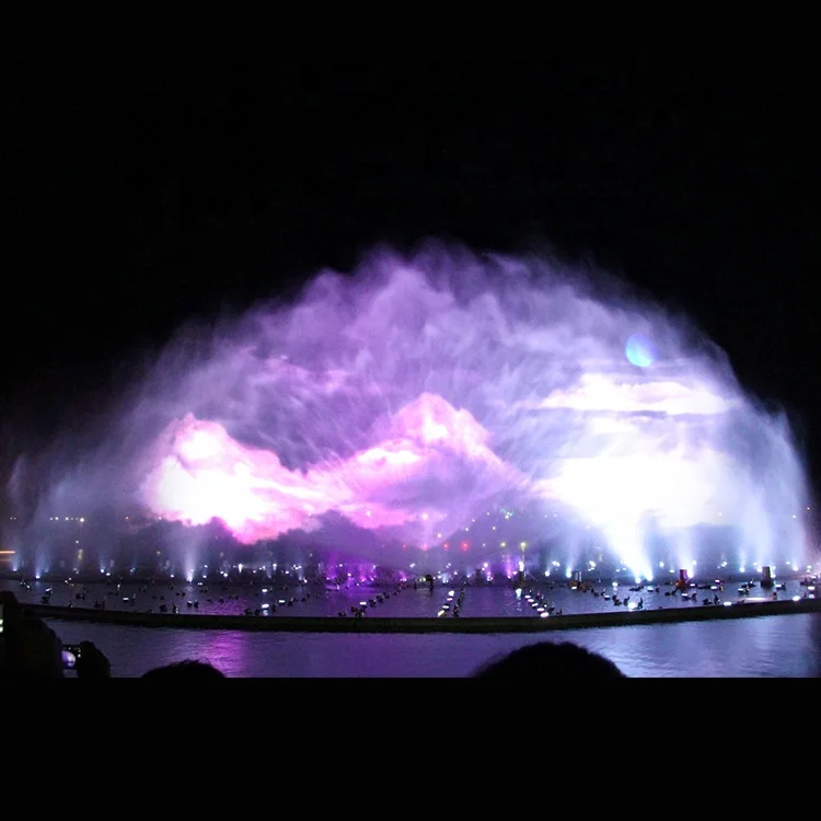 3D 5D 7D 9D Hologram Technology Projector Device on Water Screen Projection Fountain
