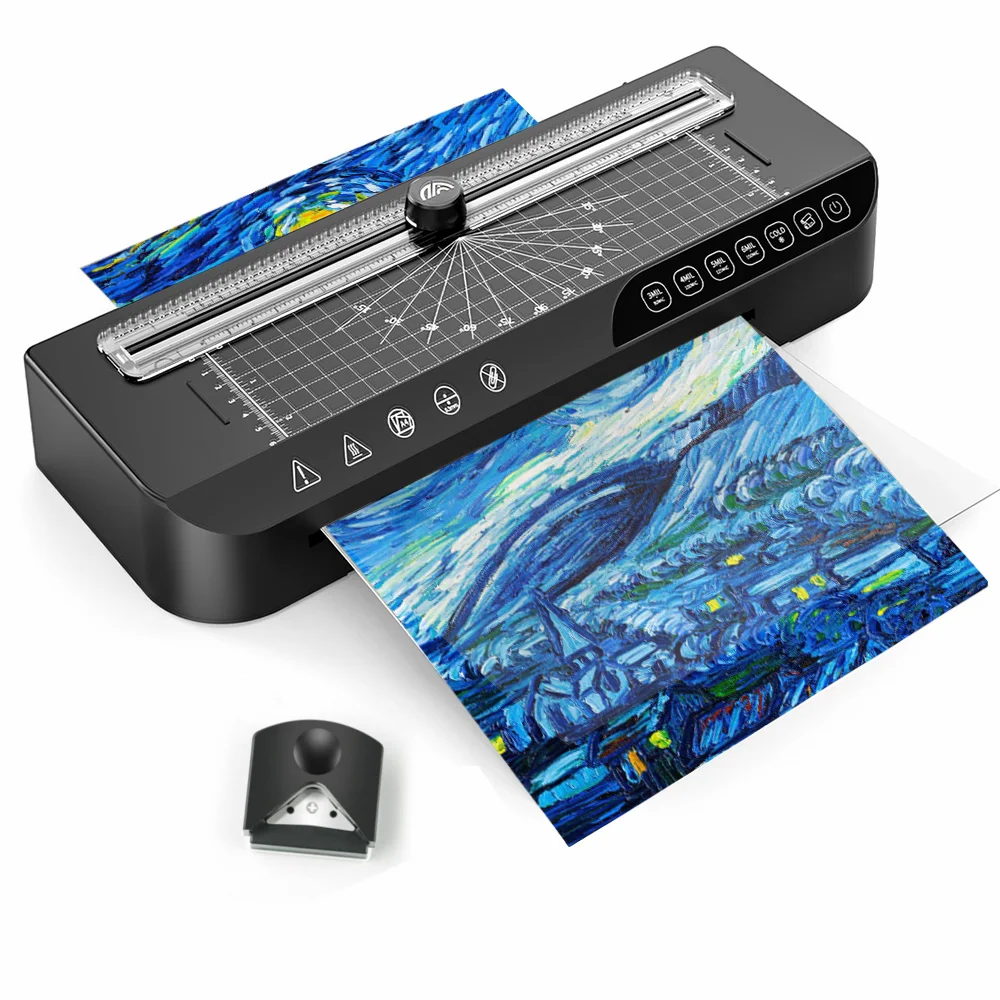 Auto Off Paper Laminate Hot Press 80mic-150mic Thickness FN338 A4 Laminating Machine