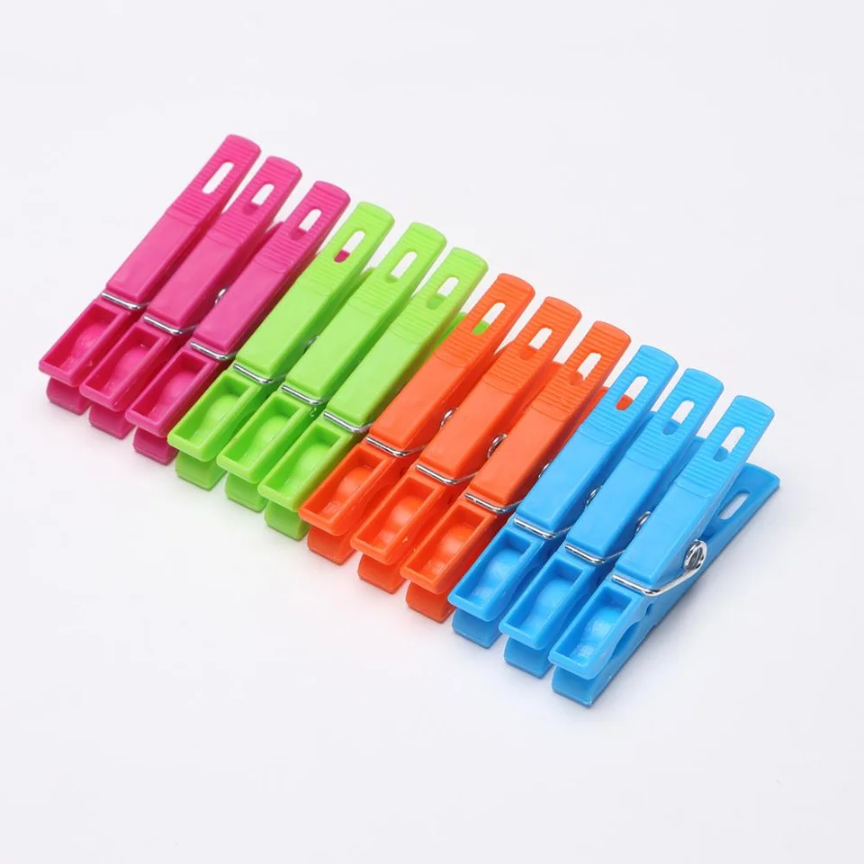 High Quality Colored Clothes Pins Laundry Clothespins for Closure on Clothes and Linens Plastic Clothes Pegs