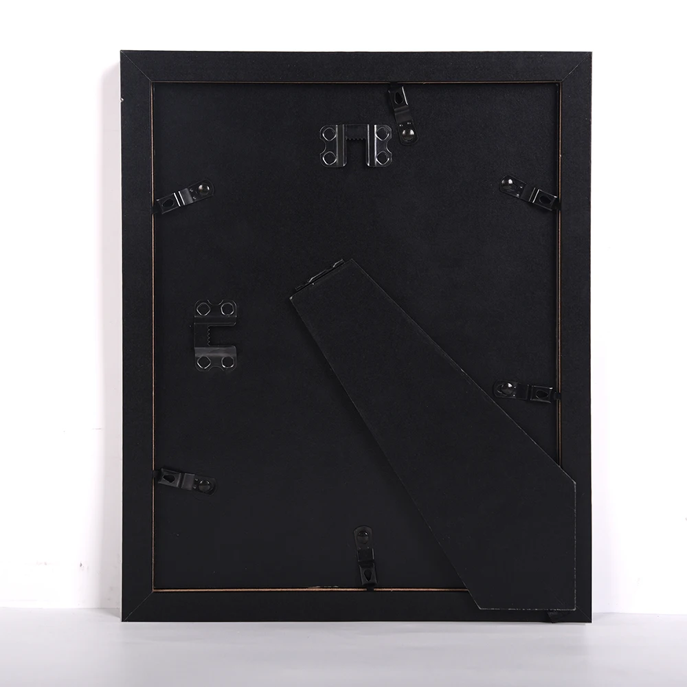 High Quality Modern Cheap Customized 8X10 4X6 5X7  A4 MDF Wood Photo Picture Black Frame