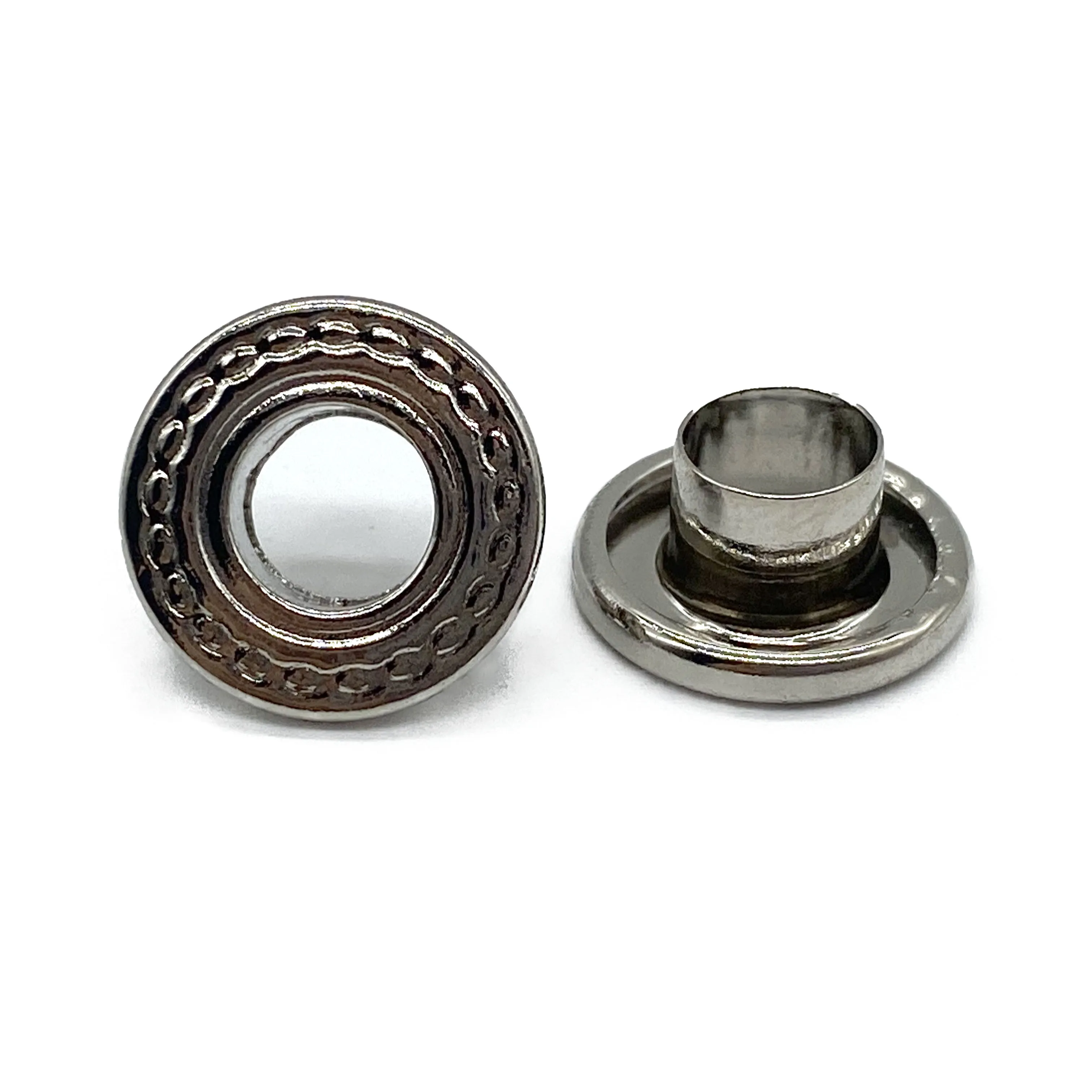 colorful Rainbow round grommet eyelets  for bag shoe and garment accessory