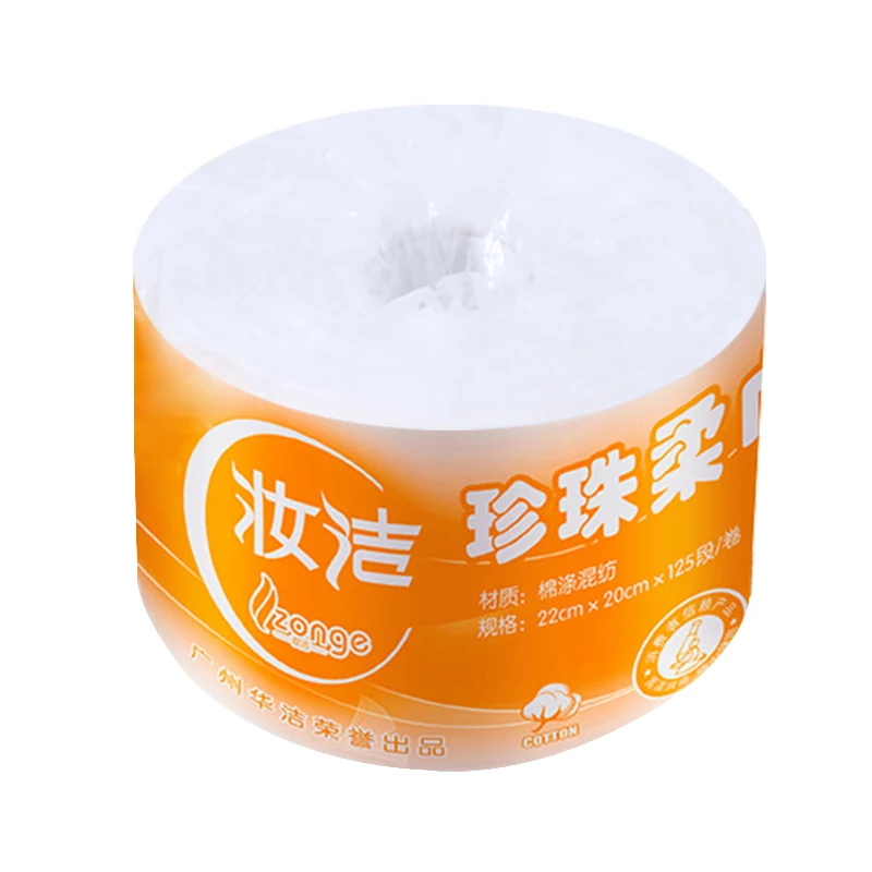 Factory supply soft non-woven cleaning cloth roll cotton soft towel face wash custom tissue paper towel Disposable