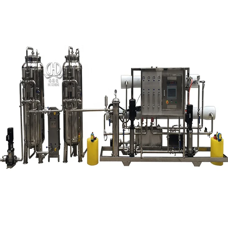 2T/H Double stage RO system by pneumatic automatic with pasteurization treatment