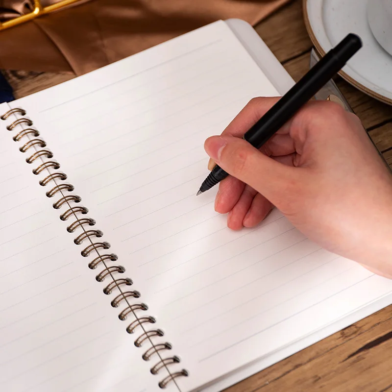 Wholesale Stationery Planners Hard Cover Journal A5 PVC Cover Custom Diary Spiral Notebook In Stock
