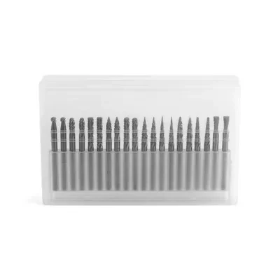 3*3mm 20 pcs Double Cut Rotary File Carbide Burr Set