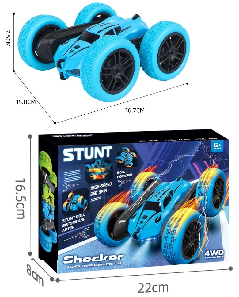 Juguetes High Speed Stunt Rc Car Drift Buggy 360 Degree Rotating Rock Climbing RC Car