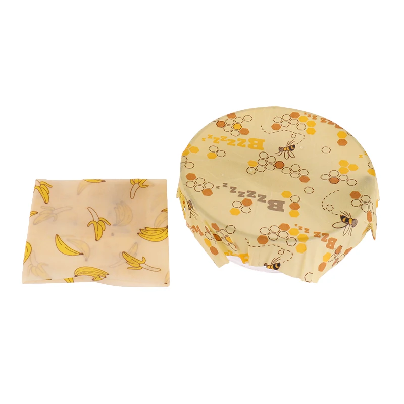 8*8 Inch Custom Logo Biodegradable Materials Beeswax Packaging Food Wrap