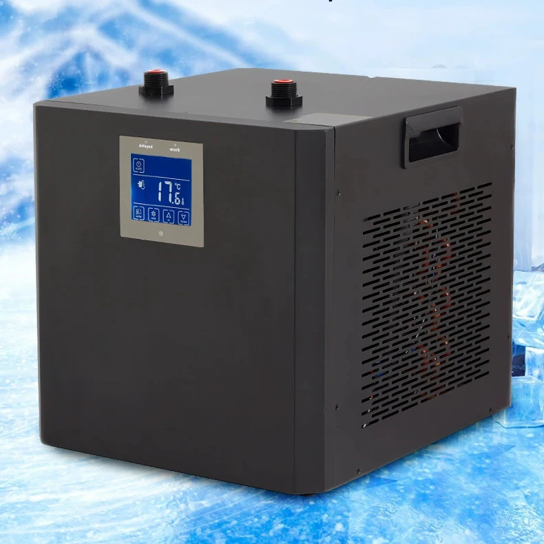 1/2HP пульт дистанционного управления терапией быстрый холодный погружение сенсорный экран портативный Ледяная Ванна 0.5HP водяной охладитель заводской бассейн машина фильтр