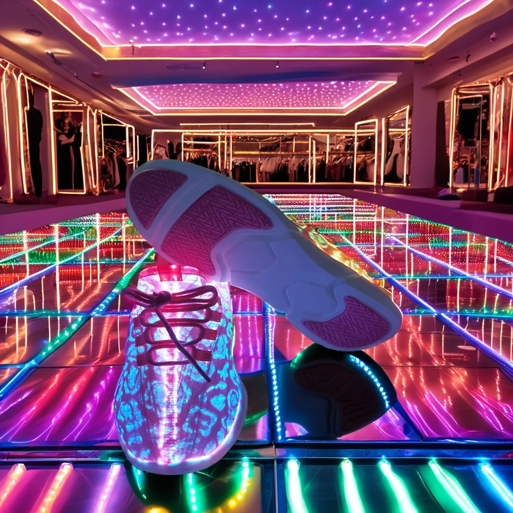 Wholesale LED Charging Luminescent shoes Children Casual Sneaker boys Luminous Bling Shining Girls Light up Fiber Optic shoes