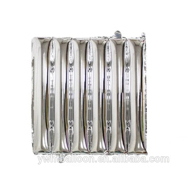 Hot Sale 50*50Cm Ballon Helium Rectangle Shaped Balloons 50 Pcs Foil Balloons Connected Balloon For Party
