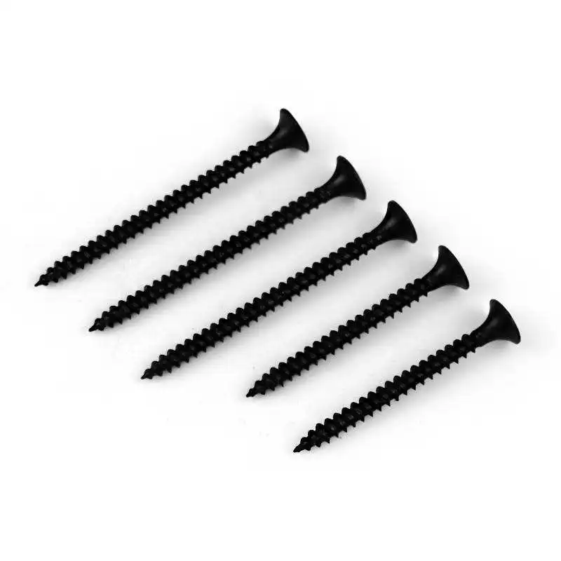 Black Phosphated Collated Stainless Steel Ss Gypsum Board Bugle Fine Coarse Thread Self Tapping Wood Drywall Screws Manufacturer